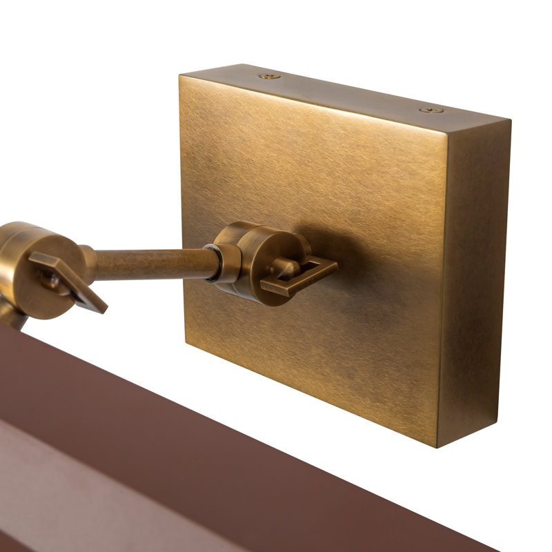Gemma Wall Mounted, Vintage Brass/Burgundy