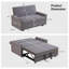 Canapé-lit 53 po convertible en flanelle 3 en 1-1236353720