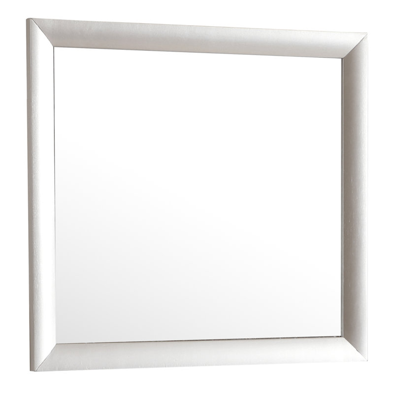Miroir mural chic Chic, Champagne, 39 po x 35 po, Rectangulaire