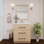Meuble-lavabo simple 29,5 po avec plateau en acrylique Victoria-98195109