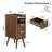 Mid-Century Modern Fluted 2-Drawer Nightstand-1186247859-1181033112