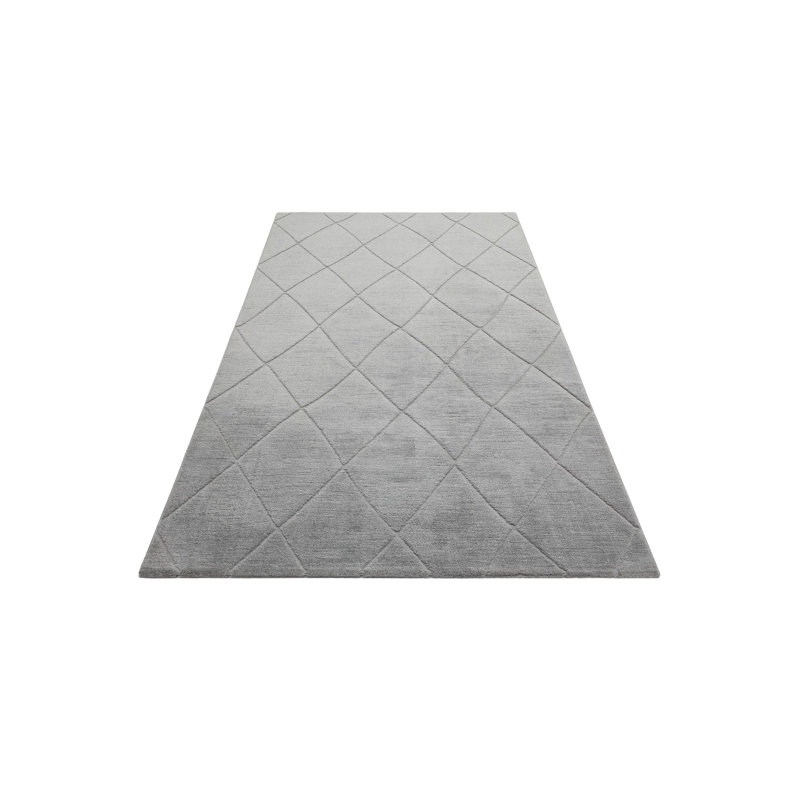 High-Quality Carpet, 4.0 x 5.9 Feet, Grey | 100% Micropolyester, 2300 Grams per Sq Meter, Machine Woven, 192,000 Thread Points | Durable, Easy to Clean, Perfect for Living Rooms & Bedrooms, Elegant Design