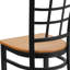 Chaise de restaurant en métal Prompton Modern-960508617
