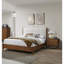 Ensemble de chambre à coucher 3 pièces couleur noyer avec lit très grand Eastern-345783734