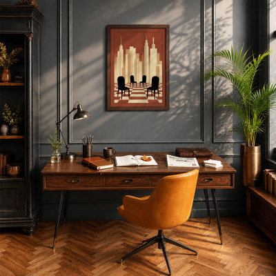 Urban Interior Geometry Art Deco - Print
