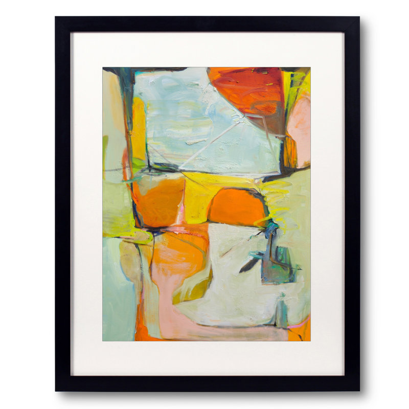 280 Autumn's Arrivées par Anne B. Schwartz - Peinture encadrée, L 32 po x H 24 po