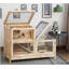 Cage à hamster en bois à 2 niveaux