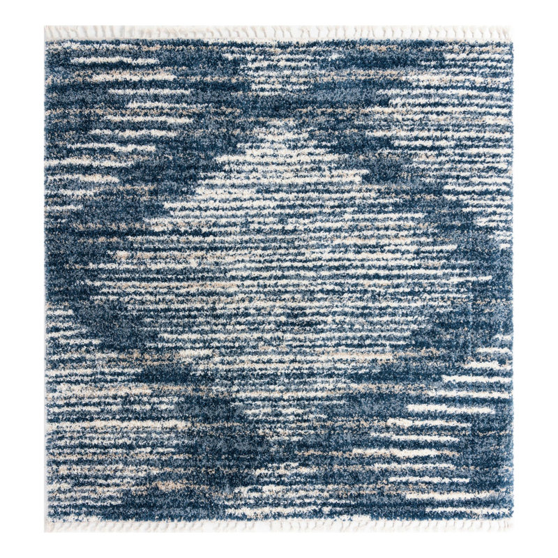 Knupp Abstract Indoor Rug, Square 10'