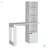 Ripley Writing Desk With Bookcase and Cabinet, Office-109012741