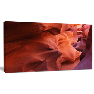Antelope Canyon Magical Shades - reproduction de photo sur toile tendue