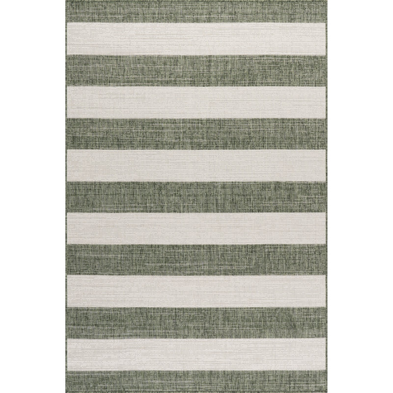 Briaana Striped Indoor/Outdoor Area Rug, Rectangle 9' x 12'