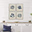 Indigo Sea Life Framed Art