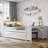 Daybed With Storage Shelves-1529817733