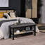 Tenaya Polyester Upholstered Storage Bench-741375868