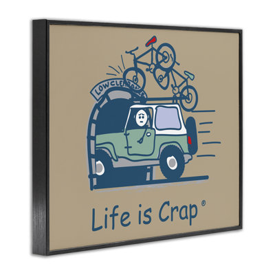 Falling Bikes Overpass Giclee Art by LIC