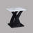 3-Piece Cocktail Set Faux Marble Table Top Table and Two Matching End Tables