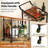 3 Tier Bar Cart, Mini Liquor Utility Cart For Wine Beverage Dinn...