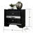 Black 1Pc Nightstand