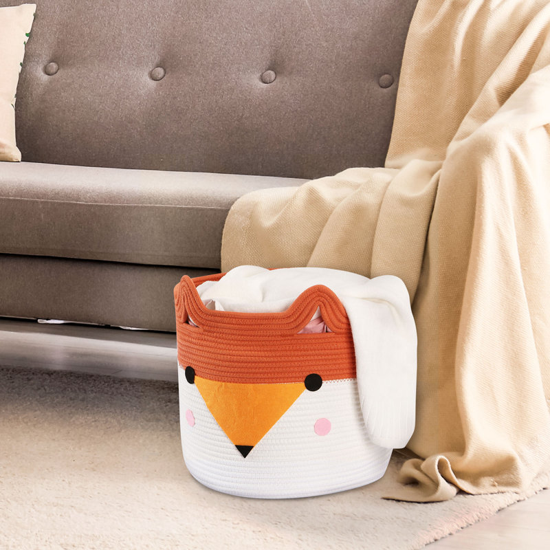 Panier en tissu, Renard