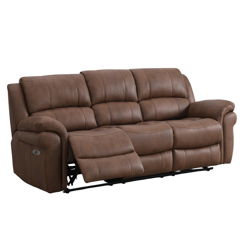 Coomes 3 Seater Electric Reclining Sofa, Tan