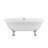 66'' X 30'' Acrylic Freestanding Soaking Bathtub In Glossy Black