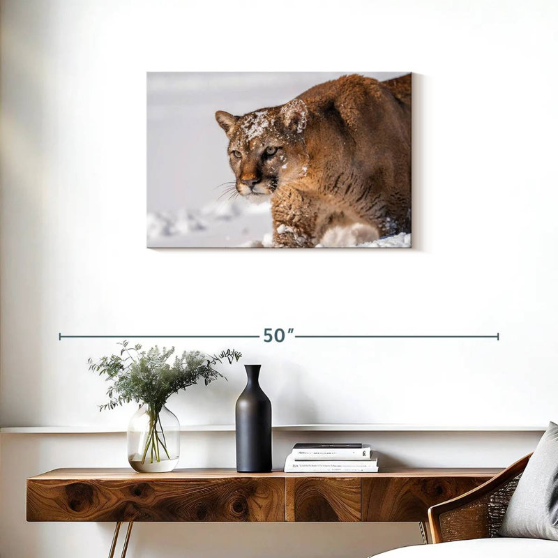 Ronce de lions en hiver, H 20 po x l 30 po
