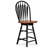 Azizi Swivel Solid Wood Counter Stool with Solid Wood Frame-1851956401