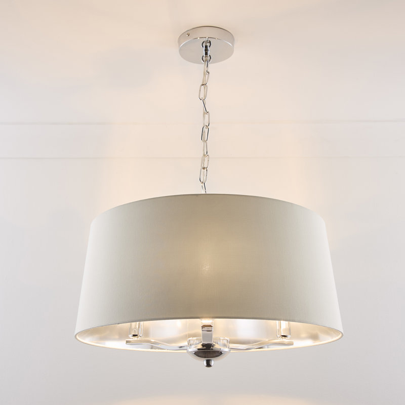 Englewood 3 - Light Drum Chandelier, Cream