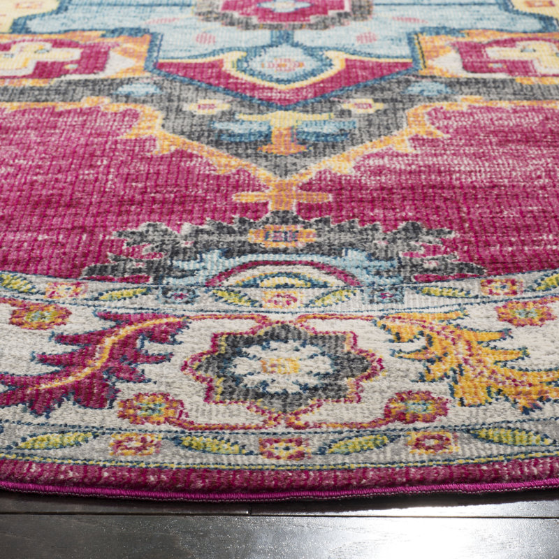 Doucet Performance Oriental Rug, Round 6'7"