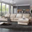 Canapé modulaire en méridienne réversible en L Chenille | Standard-1885509129