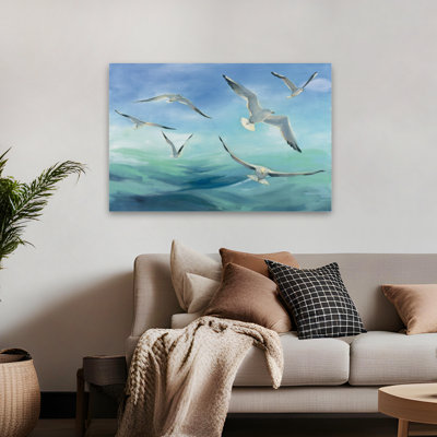Sea Flight Coastal Animal Blue Gray Bird Birds In Flight