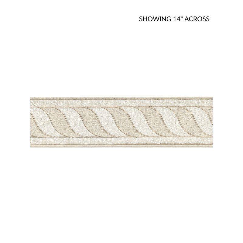 Ruban brodé PAISLEY, Fauve