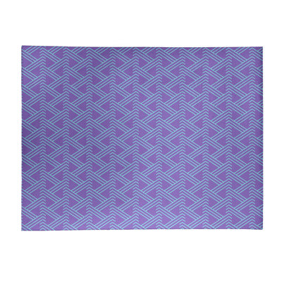 Chenille Geometric Indoor Rug