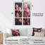 «Pink Grey Winds Poppies Garden», ensemble d'art sur toile coquelicots de 6-1017939309-1017939308