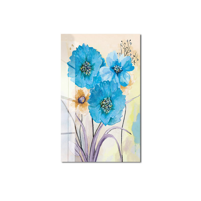 Peinture décorative en verre trempé, H 39,4 po x l 27,6 po