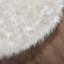 Tapis à poils longs en fausse peau de mouton blanche-562432242