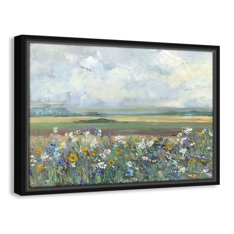 «Far Afield Print» par Sally Swatland, H 13,5 po x l 19,5 po, Noir