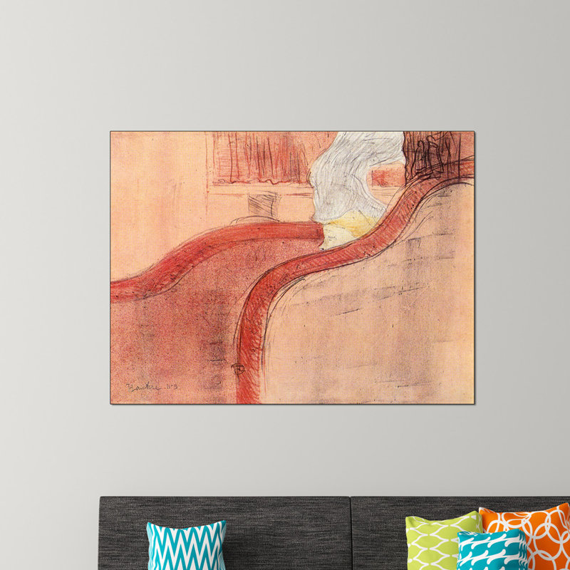 Henri De Toulouse-Lautrec - Wrapped Canvas Painting, 90cm H x 120cm W x 1.8cm D