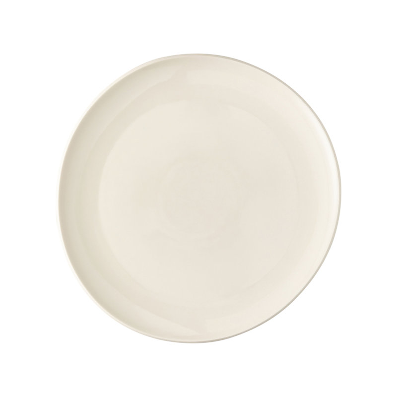 Junto Handmade Stoneware Dinner Plate, Alabaster