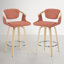 Tabouret de comptoir pivotant 25,78 po Tonnya-1133410747-1116411962