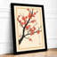 Moonlit Cherry Blossom Japandi - Framed Print-58259769-58259773