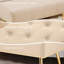 Banc rembourré en velours Chereese-915414883