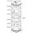 Corner Curio Cabinet With Lights-1028968738