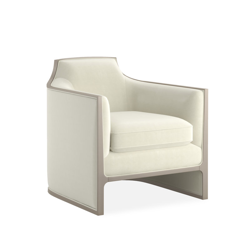 The Cat's Meow Chair, White Velvet
