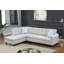 Accent Pillow - Canapé modulaire équipé en gris clair 2 pièces