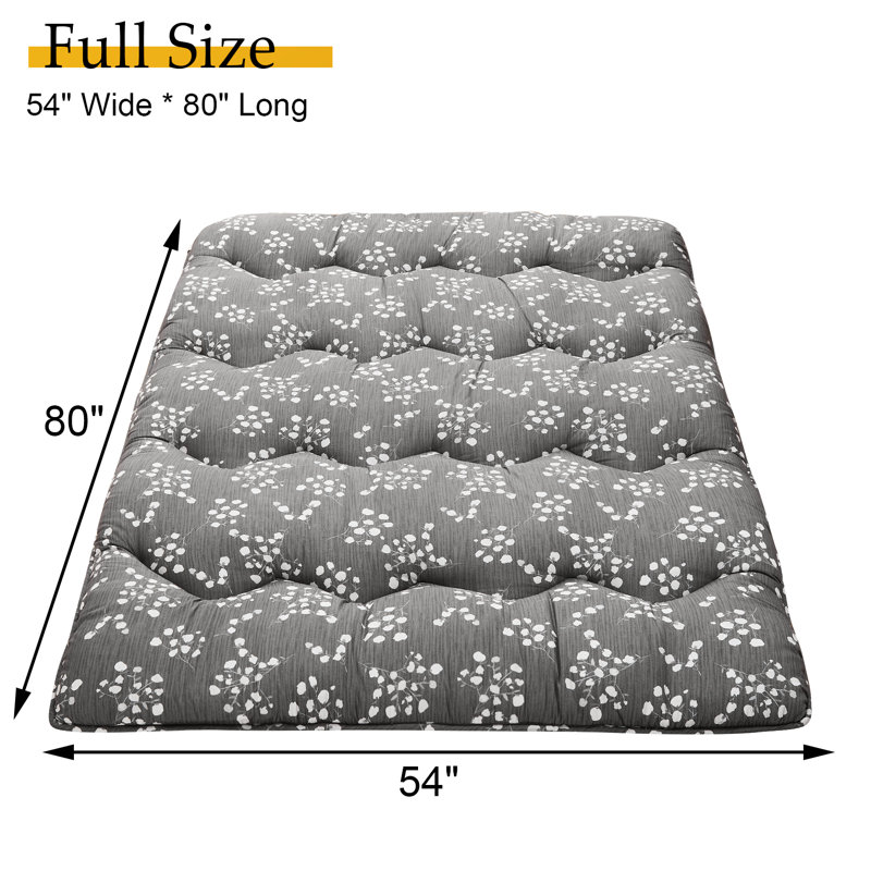 Tapis de camping pliable japonais, Gris, Lit double