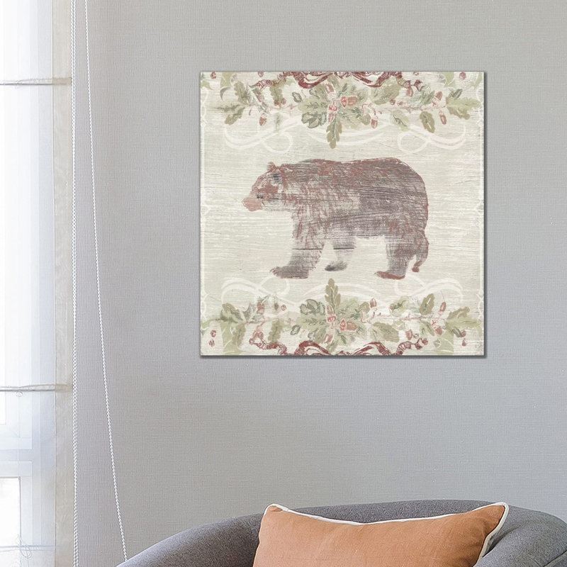 Cabin Christmas III by June Erica Vess - Wrapped Canvas Gallery-Wrapped Canvas Giclée, 66.04 cm H x 66.04 cm W