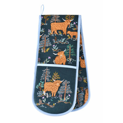 Ulster Weavers Connie The Cow Floral 100% Cotton Oven Glove