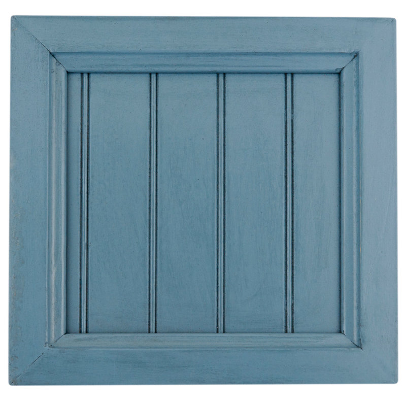 Coastal Double large Bibliothèque standard, 84" H x 45" L x 13.75" D, Verre, Tempting Turquoise