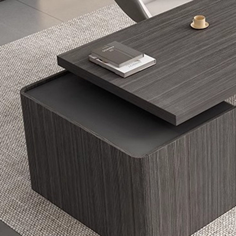 Bureau de luxe haut de gamme et lumineux, H 29,53 po x l 70,87 po x P 31,5 po